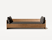 The Wall Einzel-Tagesbett – Dreisitzer (Walnuss) 