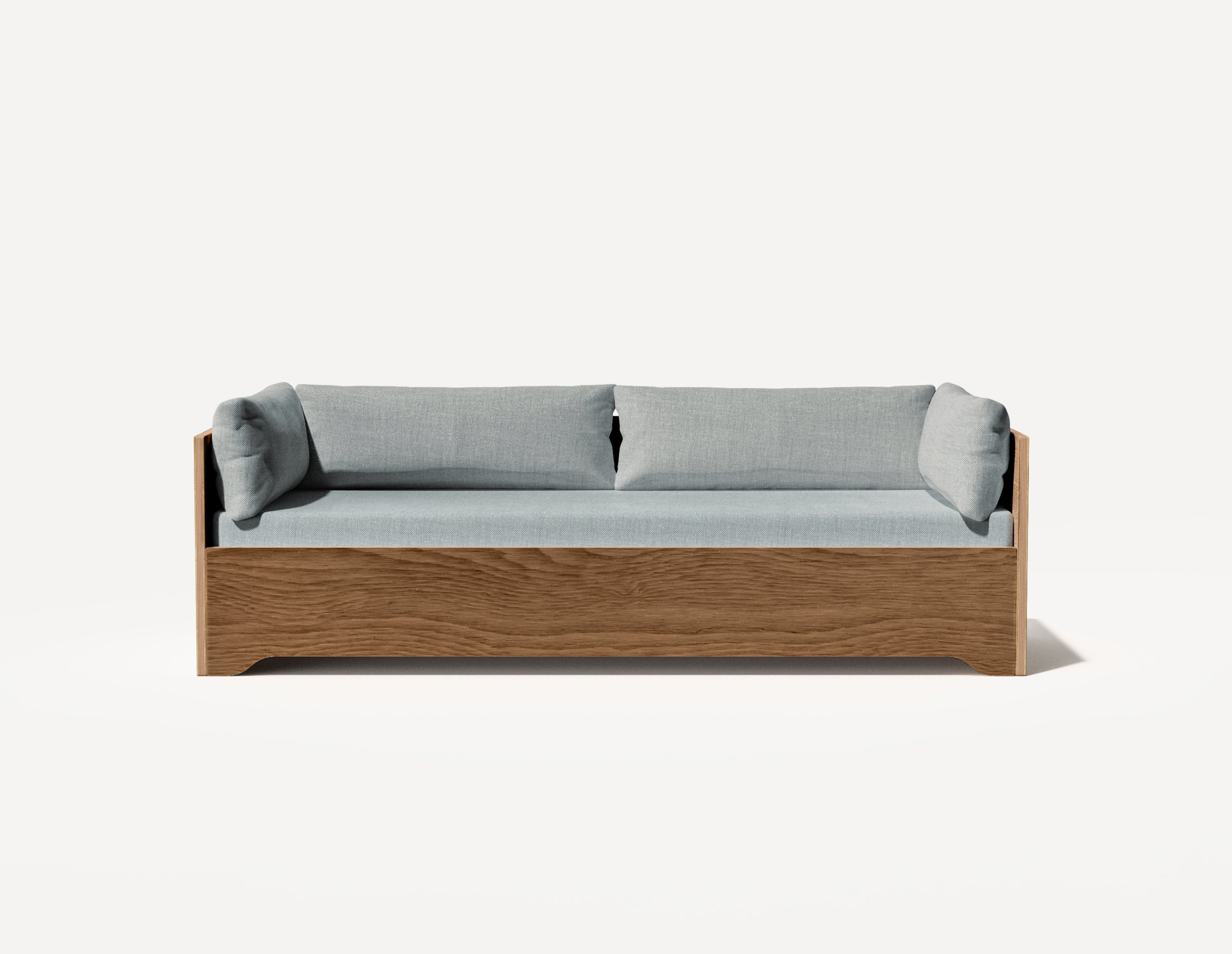 The SLOWE Sofa Bed - 'Two and-a-half' Seater (Walnut)