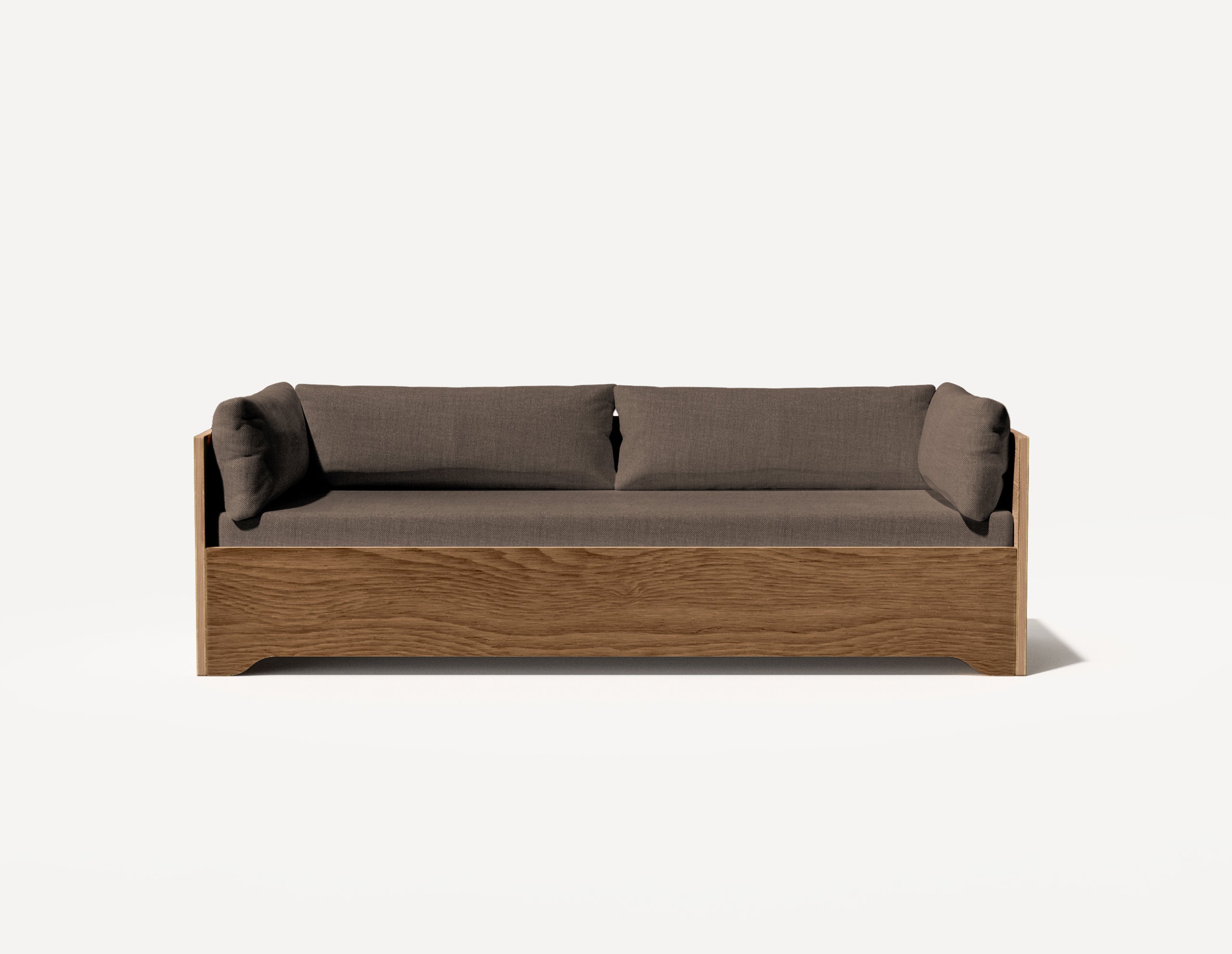 The SLOWE Sofa Bed - 'Two and-a-half' Seater (Walnut)