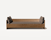 The Wall Einzel-Tagesbett – Dreisitzer (Walnuss) 