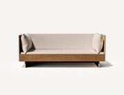 Das SLOWE Schlafsofa – Original Dreisitzer (Walnuss)