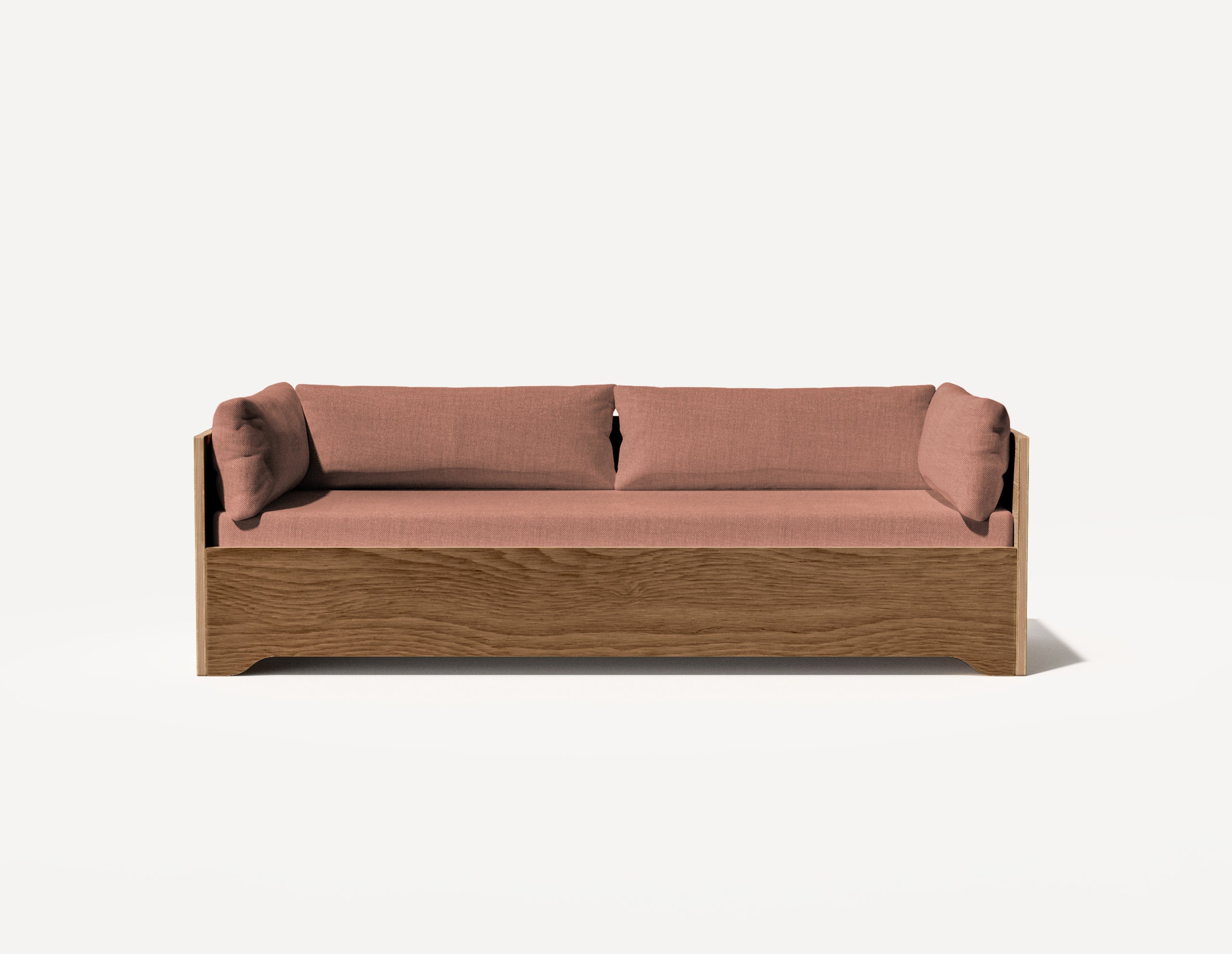 The SLOWE Sofa Bed - 'Two and-a-half' Seater (Walnut)