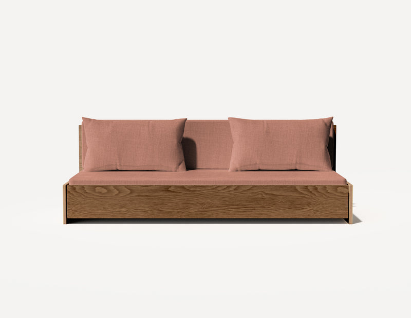 The Grandparent Sofa Bed - Three Seater (Walnut)