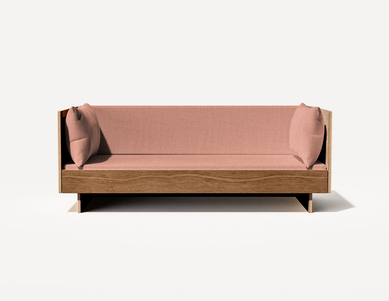Das SLOWE Schlafsofa – Original Dreisitzer (Walnuss)