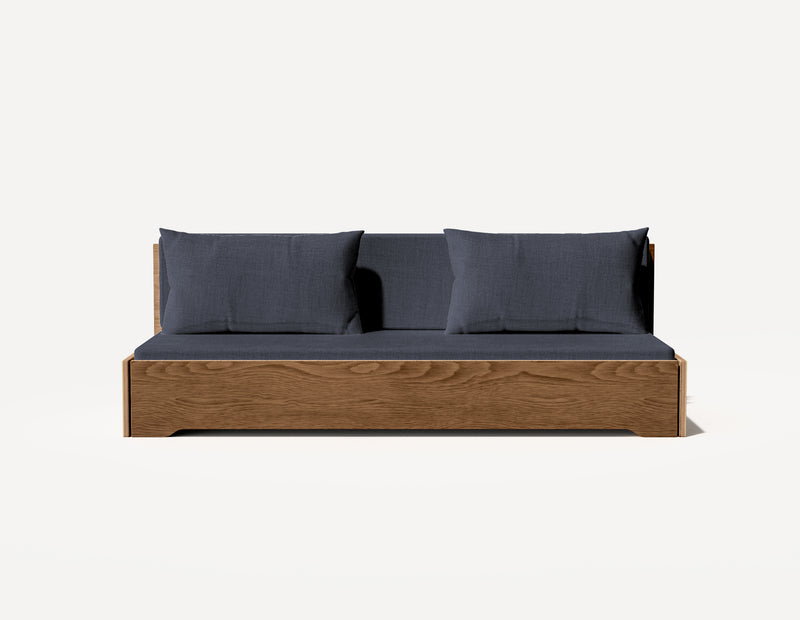 The Grandparent Sofa Bed - Three Seater (Walnut)