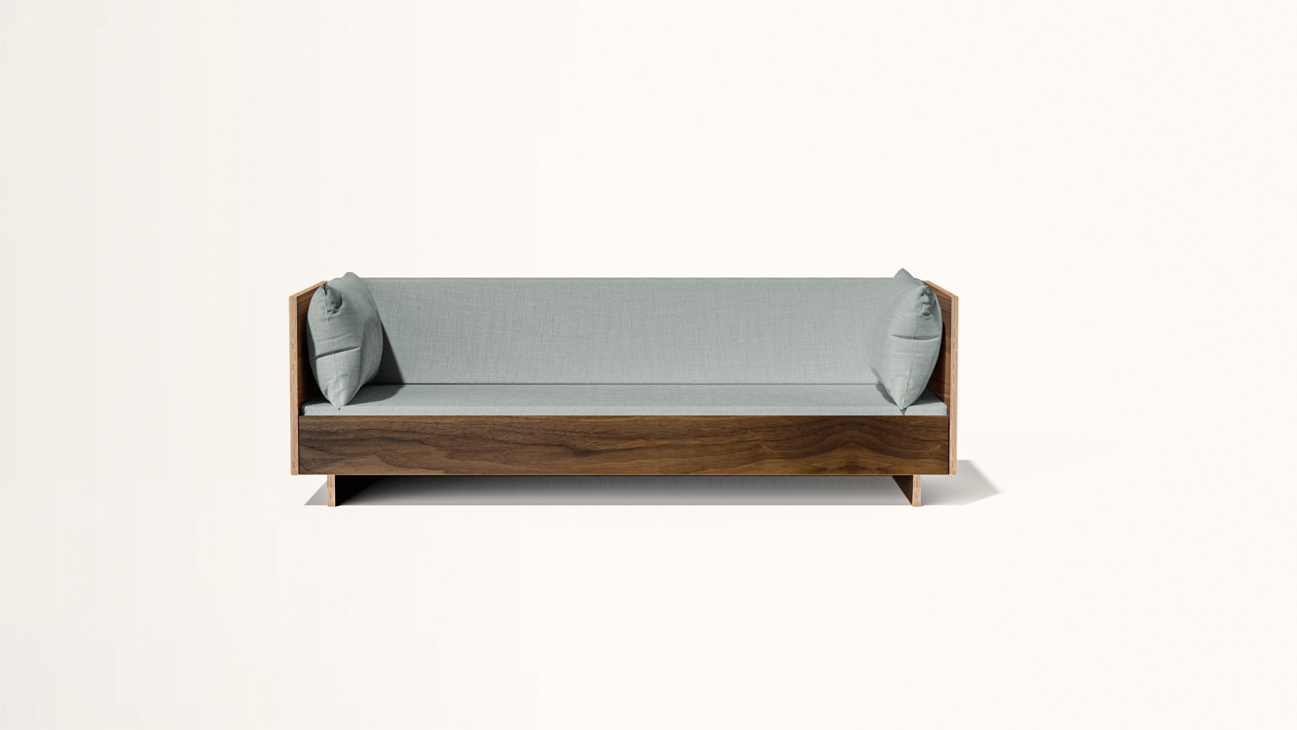 Le canapé-lit SLOWE - Trois places et demie (noyer)