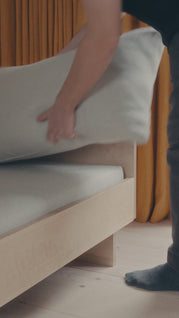 The SLOWE Sofa Bed - Original Three Seater (Oak)